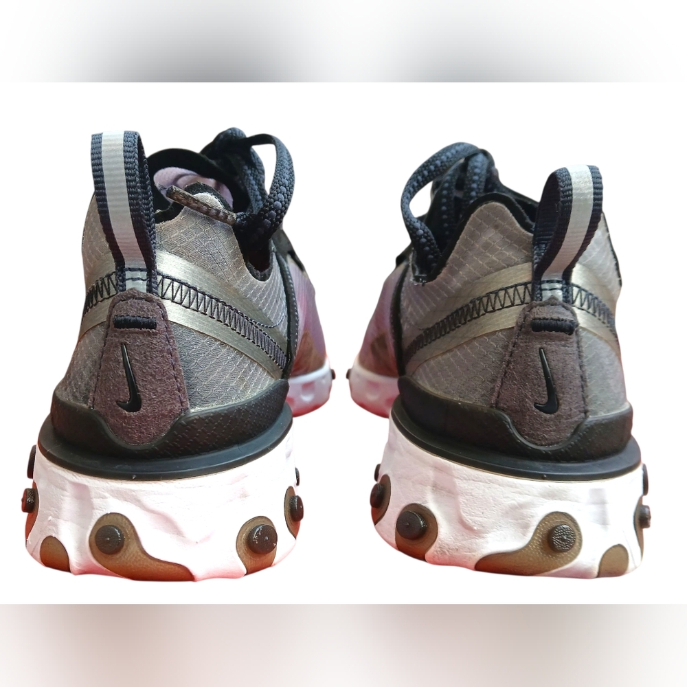 Nike React Element 87 Men's Sneakers - Black and Gray- Size 6 - Picture 5 of 16
